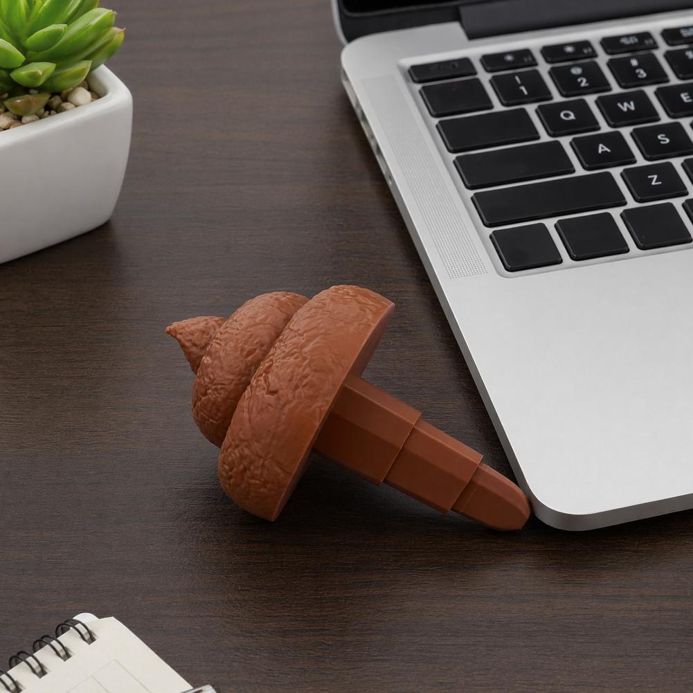 Fake Poop Gag Gift - 재미있는 똥 장식품, 접이식 똥 검,