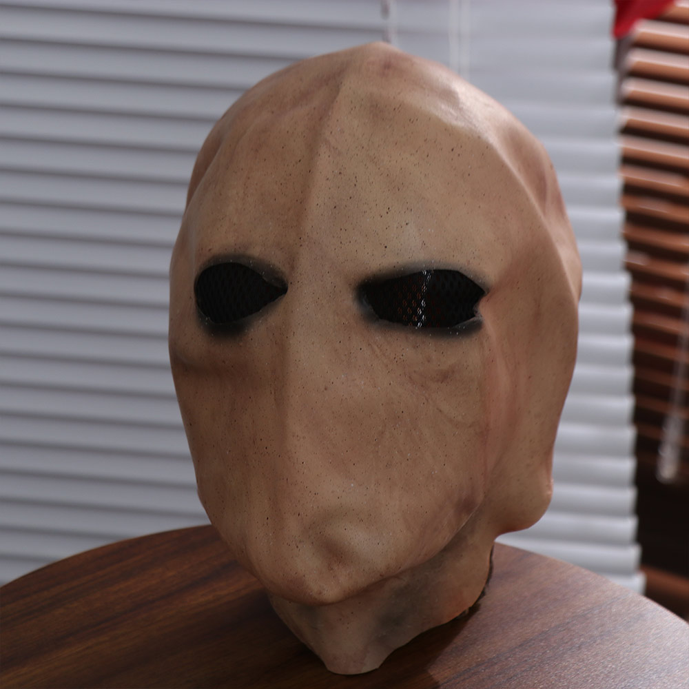 Latex Alien Mask Realistic - 얼굴이 없는 남자 할로윈 슬렌더맨 마스크,