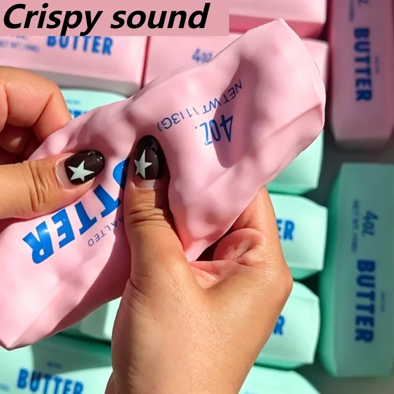 Novelty Gifts - 버터 스틱 스퀴시 스트레스 볼 피젯