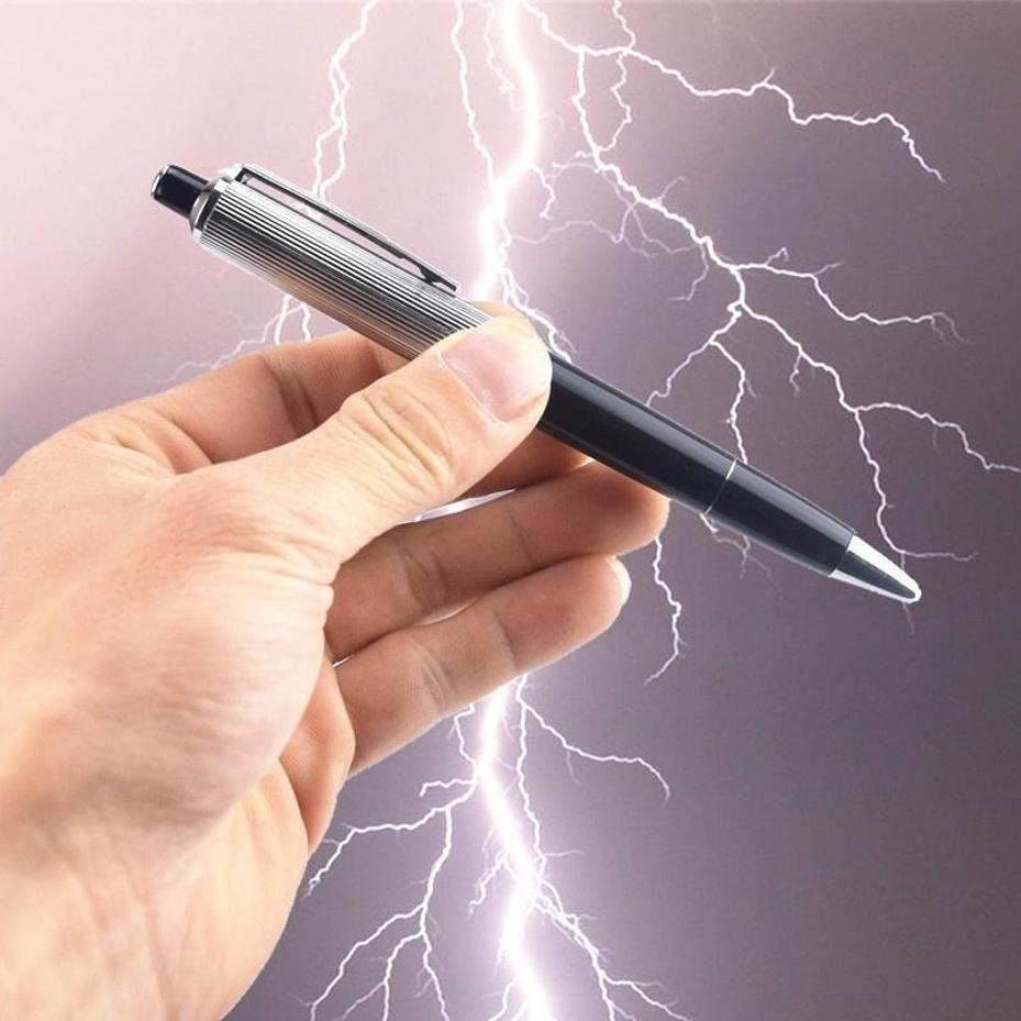 Shock Pen Prank Toy - 1개입 창의적인 팬시 볼펜 충격 전기
