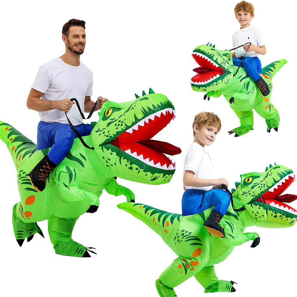 어린이/성인 공룡 풍선 의상 애니메이션 라이딩 역할극  - Inflatable Dinosaur Costume Adult 리뷰 및 가격
