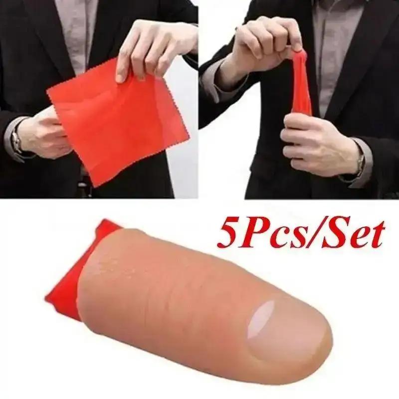 5개/세트 핫 페이크 소프트 엄지손가락 팁 핑거 클로즈 - Thumb Tip Magic Trick Set 리뷰 및 가격
