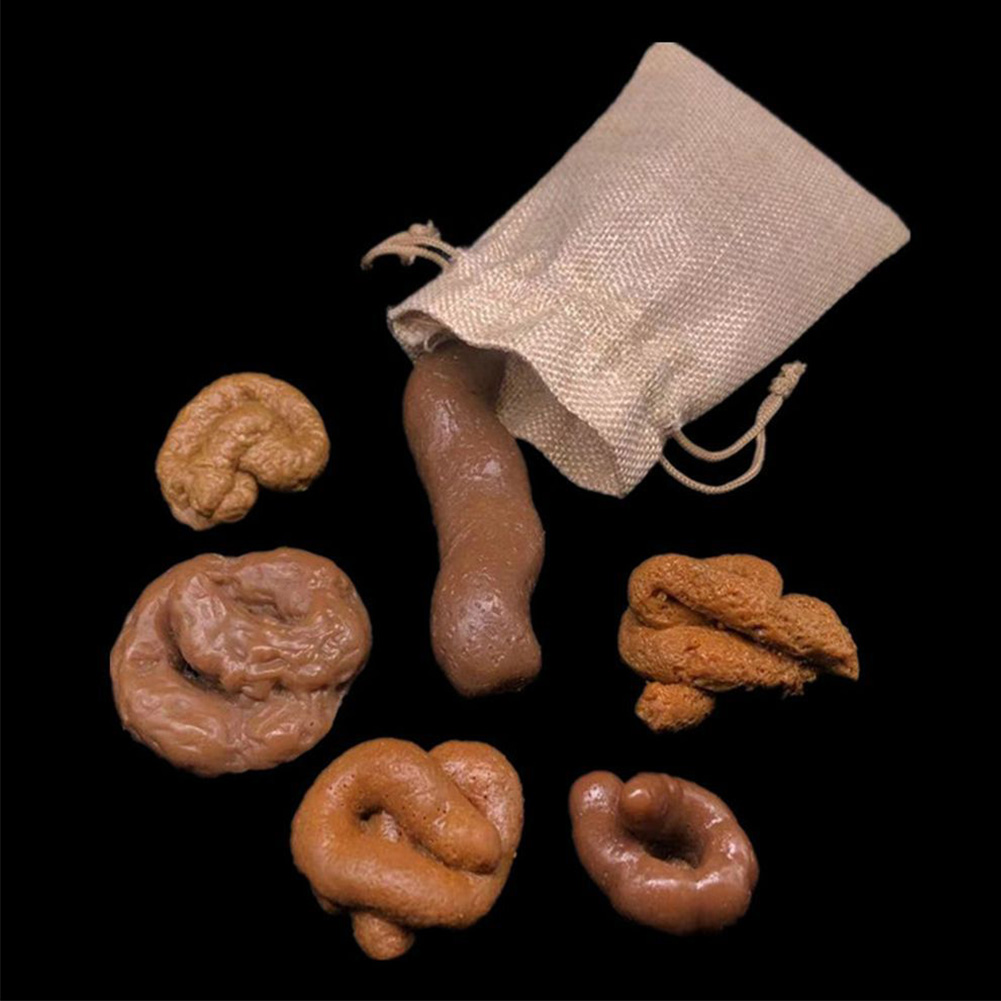6개/세트 변기 장난감 다양한 모양 시뮬레이션 변기 장 - Fake Poop Gag Gift 리뷰 및 가격