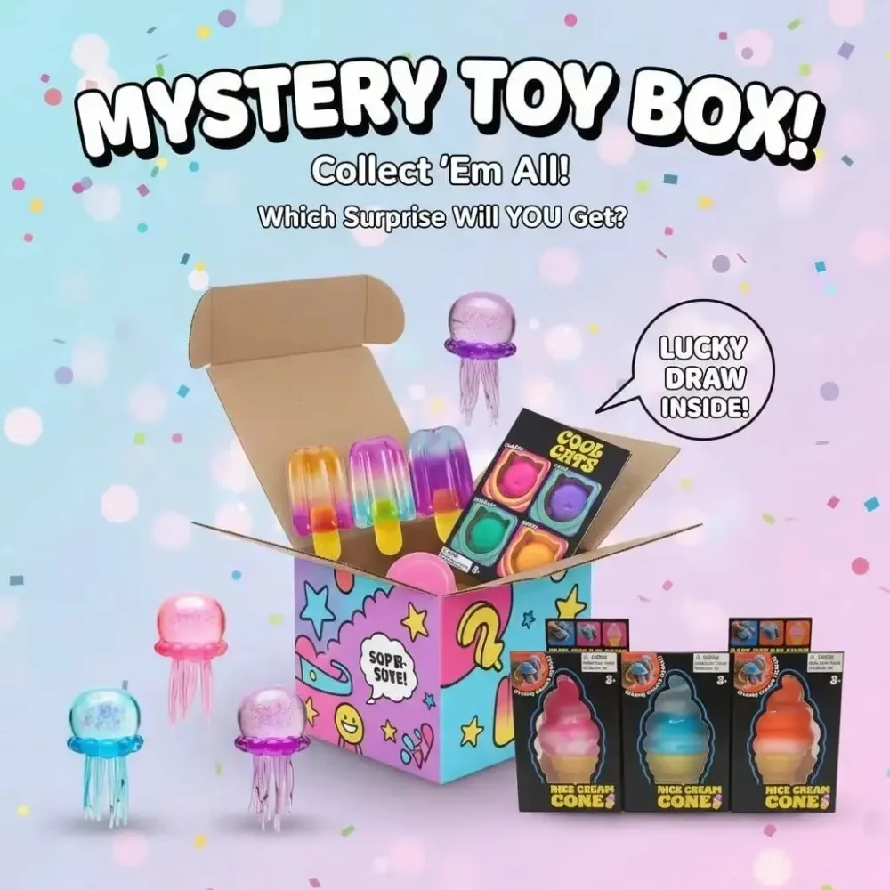 말랑말랑한 미스터리 박스, 슬로우 라이징 피젯 토이 세 - Novelty Gifts 리뷰 및 가격