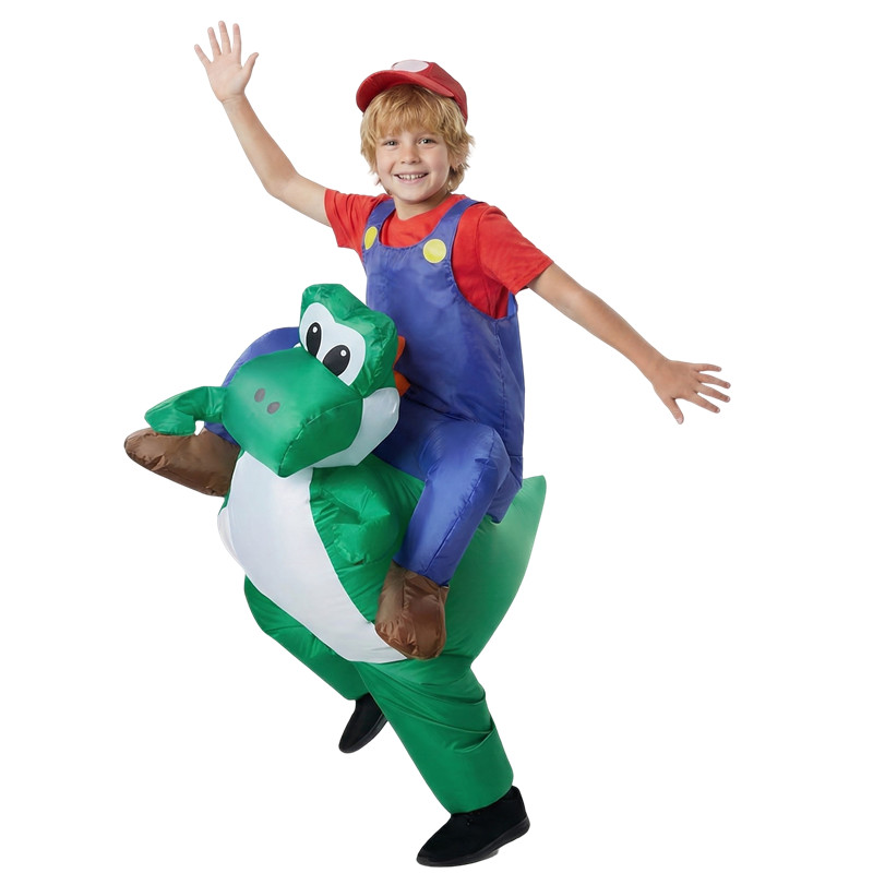파티 공연 의상 성인 어린이 배관공 공룡 풍선 의상 할 - Inflatable Dinosaur Costume Adult 리뷰 및 가격