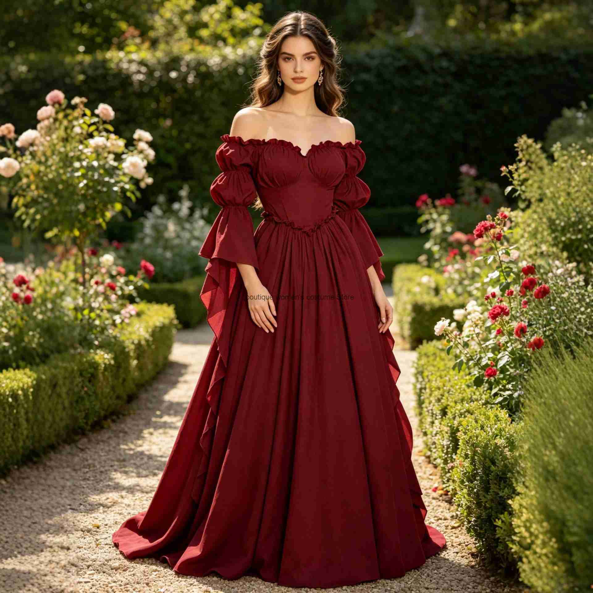 새로운 중세 르네상스 스타일의 여성용 드레스, 빈티지  - Medieval Renaissance Dress Women 리뷰 및 가격