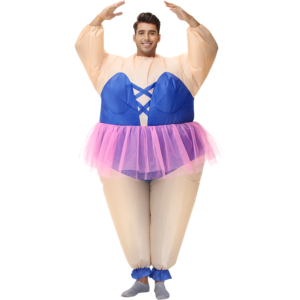 뜨거운 성인용 블루 퍼플 발레 드레스 인플레이터블 코스 - Inflatable Dinosaur Costume Adult 리뷰 및 가격