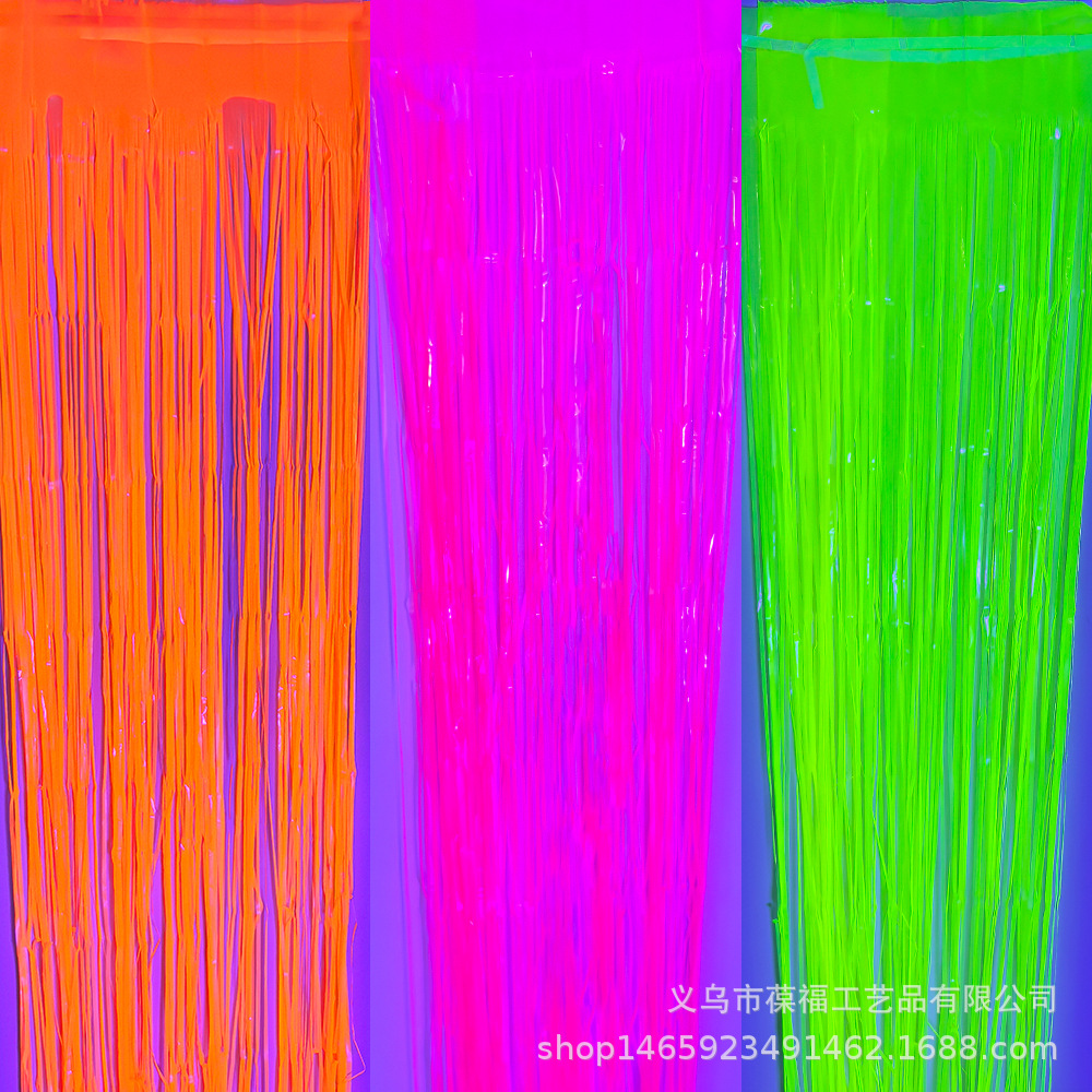 다색 어둠 속에서 빛나는 프린지 커튼 형광 마카롱 스트 - Glow In The Dark Party Glasses 리뷰 및 가격