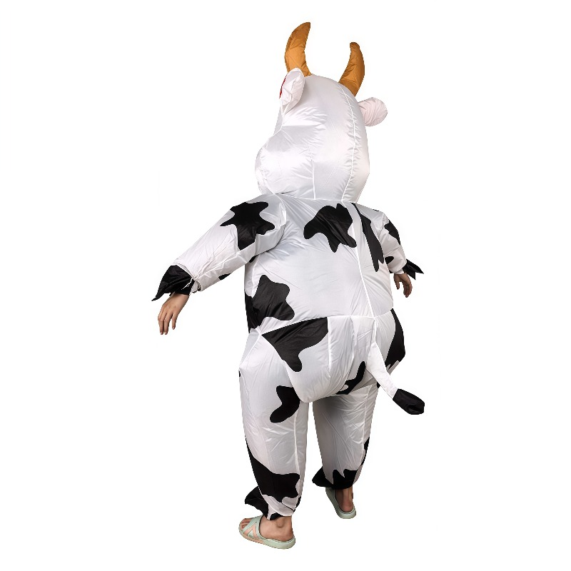 할로윈을 위한 재미있는 에어벌룬 소 의상, 전신을 덮는 - Costumes 리뷰 및 가격