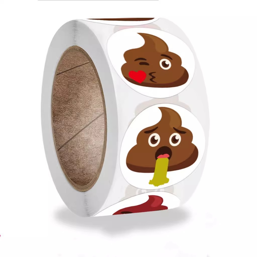 100-500개 재미있는 똥 만화 장난 스티커 휴대폰  - Prank Toys 리뷰 및 가격