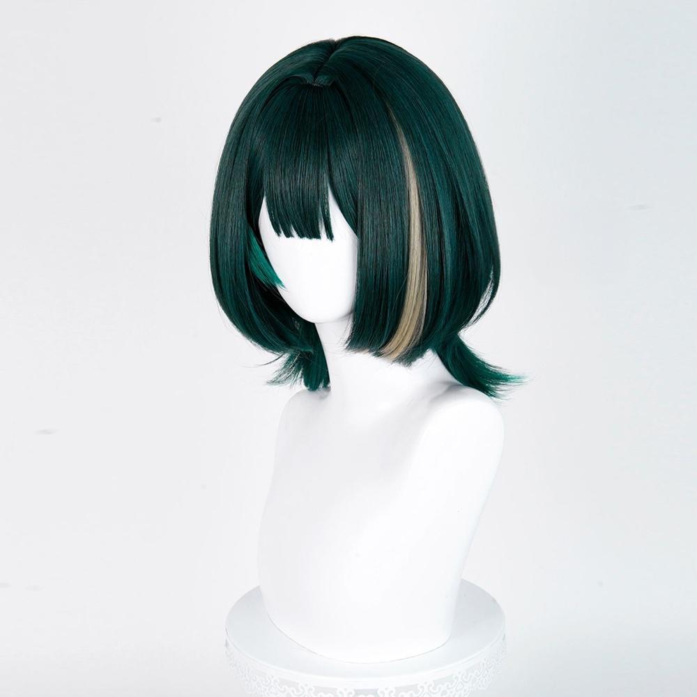 애니메이션 네페르 코스프레 가발 그린 하이라이트 가발  - Anime Cosplay Wig Heat Resistant 리뷰 및 가격