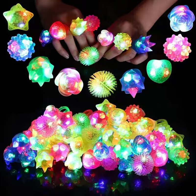 20/30/50pcs 빛나는 반지 LED 조명 빛나는  - Glow In The Dark Party Glasses 리뷰 및 가격