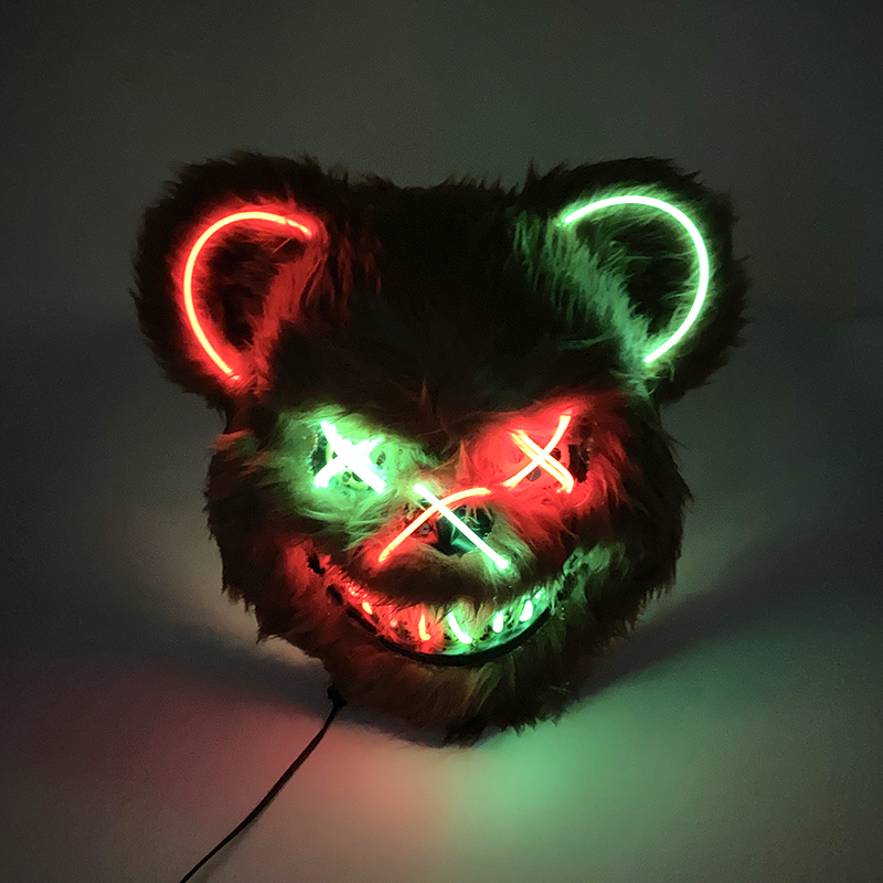 할로윈 라이트 업 공포 동물 마스크, LED 발광 블러 - Led Purge Mask Halloween 리뷰 및 가격