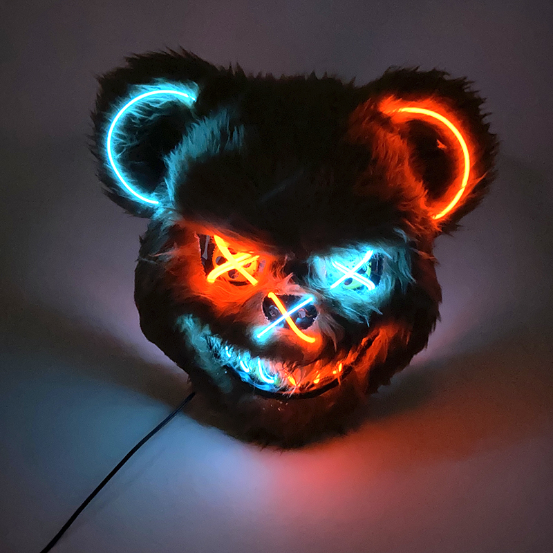할로윈 라이트 업 공포 동물 마스크, LED 발광 블러 - Led Purge Mask Halloween 리뷰 및 가격