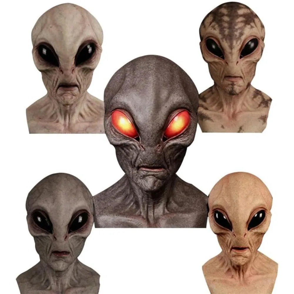 할로윈 코스튬 외계인 공룡 마스크, 성인용 현실적인 소 - Latex Alien Mask Realistic 리뷰 및 가격