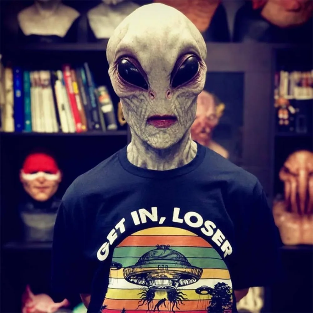 할로윈 코스튬 외계인 공룡 마스크, 성인용 현실적인 소 - Latex Alien Mask Realistic 리뷰 및 가격
