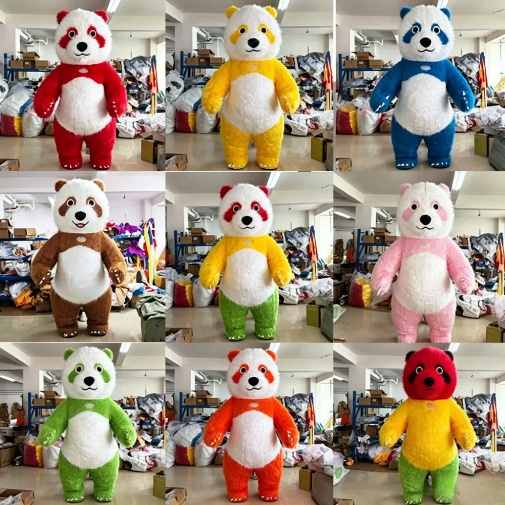 알록달록한 대형 판다 인형 의상, 할로윈 축제 행사나  - Costumes 리뷰 및 가격