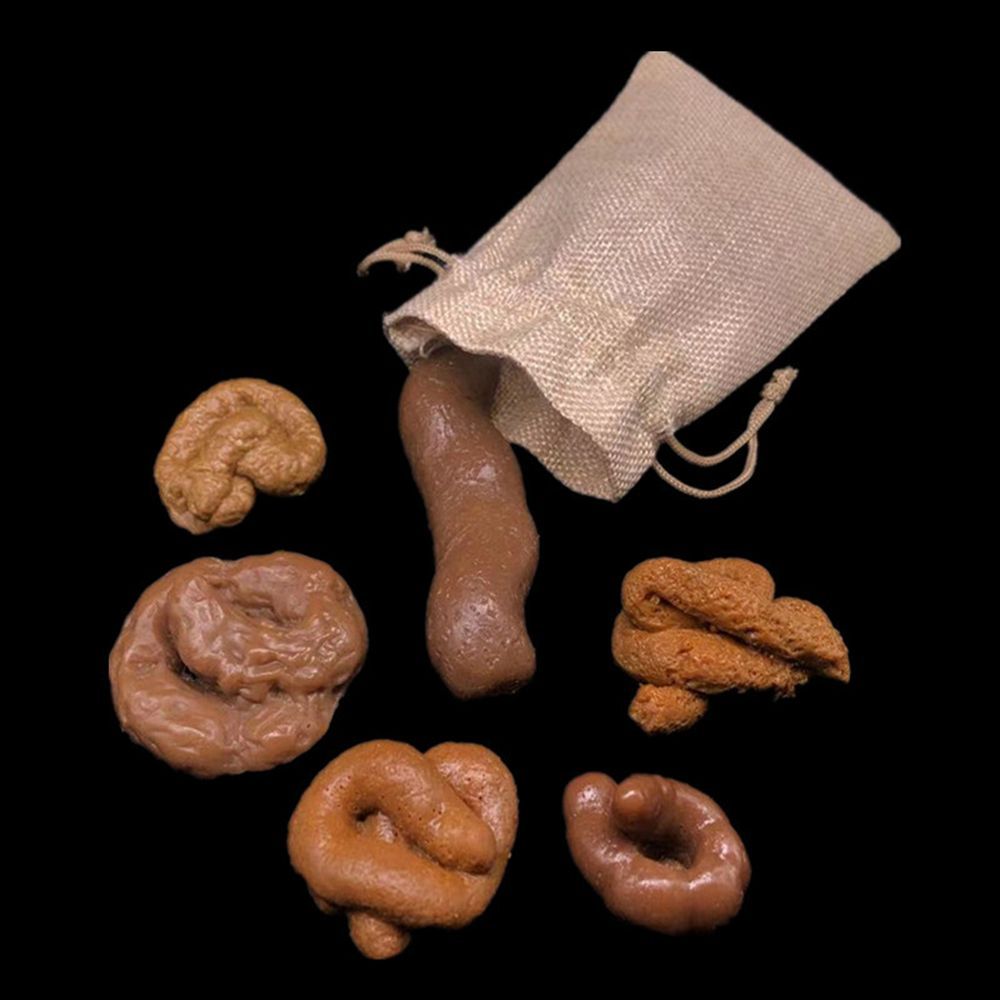 6개입 장난감 스트레스 해소용 가짜 똥 모양 실물같은  - Fake Poop Gag Gift 리뷰 및 가격