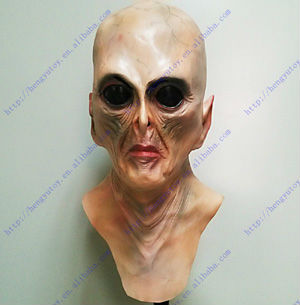 디럭스 외계인 마스크 현실적인 라텍스 풀 헤드 마스크  - Latex Alien Mask Realistic 리뷰 및 가격