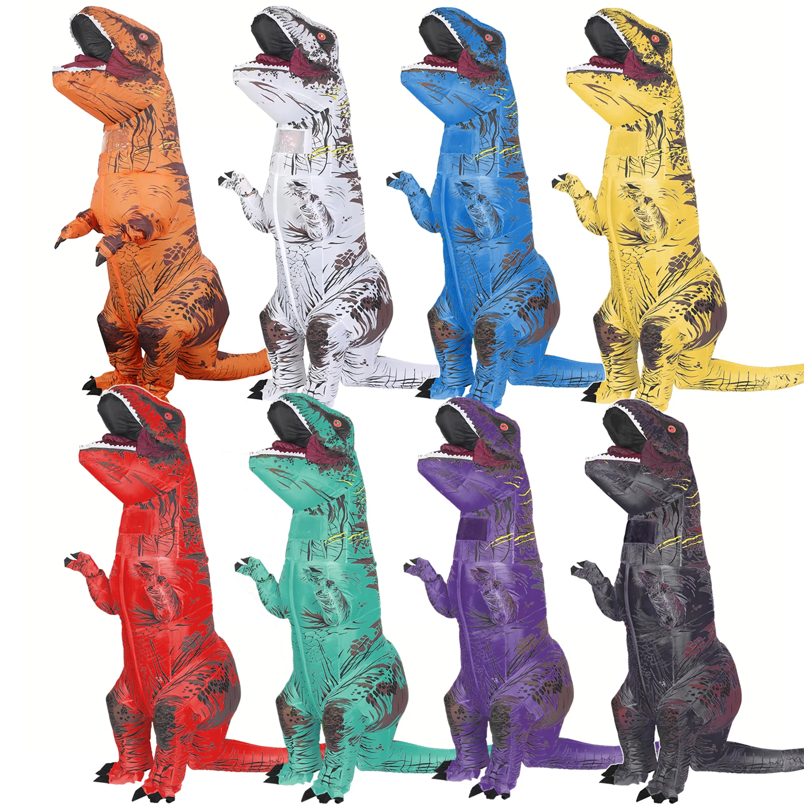 성인 풍선 판타지 롤 플레잉 멋진 할로윈 마스코트 파티 - Inflatable Dinosaur Costume Adult 리뷰 및 가격