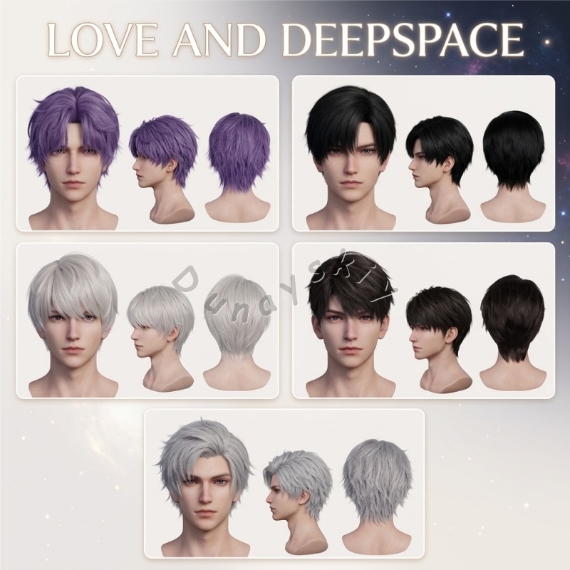 러브 앤 딥스페이스 코스프레 가발 ​ ​ 자베르 ​ ​ - Anime Cosplay Wig Heat Resistant 리뷰 및 가격